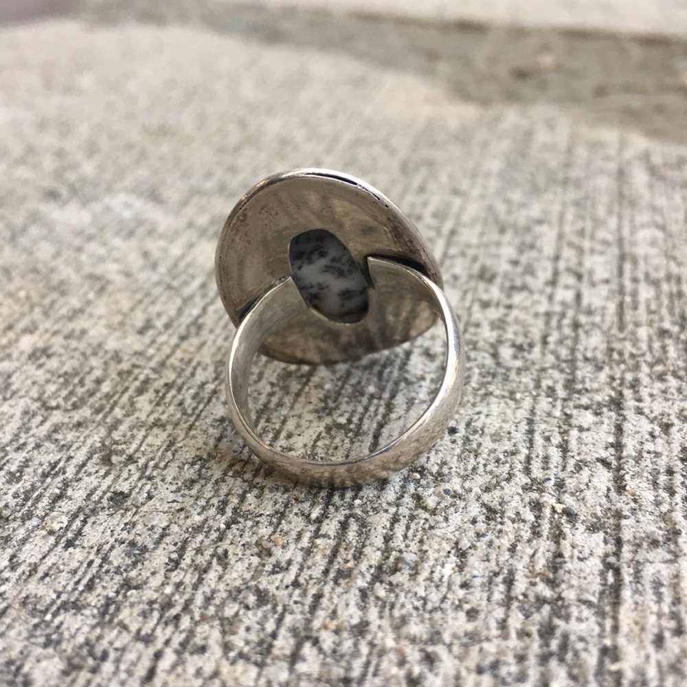 Dendritic Agate Ring - image 2